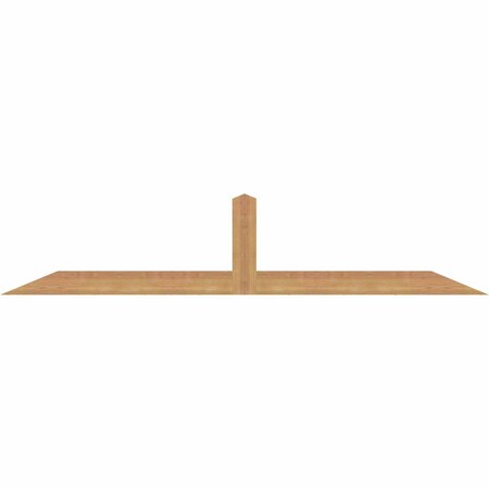 Ekena Millwork Portland Smooth Timber Gable Bracket, Western Red Cedar, 72"W x 15"H x 1 1/2"D x 3 1/2"F, 5/12 Pitch GBW072X15X0204POR00SWR